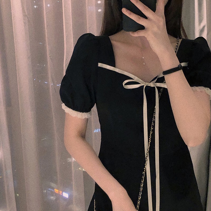 Váy Nữ Chiết Eo Phối Tay Bồng, Đầm Nữ Thiết Kế Siêu Xinh Moda.H | BigBuy360 - bigbuy360.vn