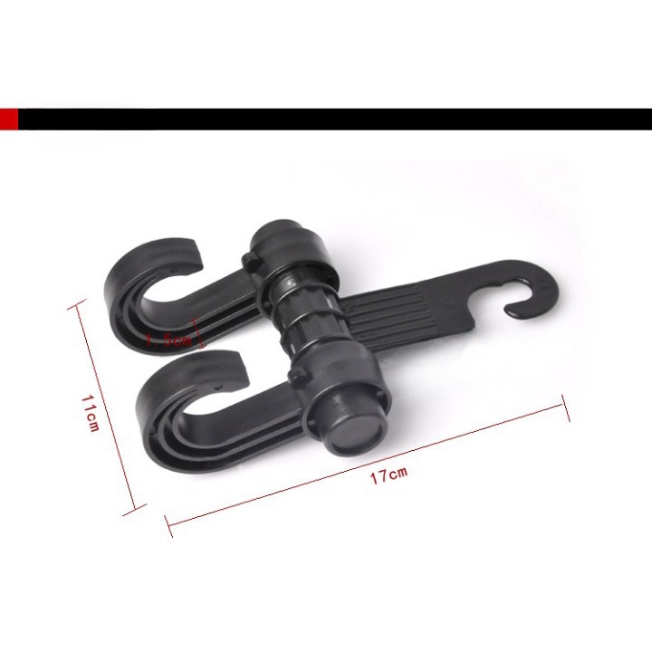 Móc Treo Đồ Sau Ghế Ô Tô Tiện Lợi Đa Năng Bằng Nhựa Cao Cấp Cứng Cáp Chịu Lực Trangdiemxe 6 By-091