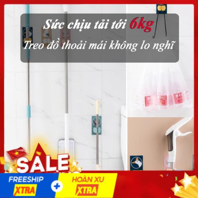 [ RẺ VÔ ĐỊCH ]  Móc Treo Cây Lau Nhà Miếng Dán HÌnh Thú Đáng Yêu-00889