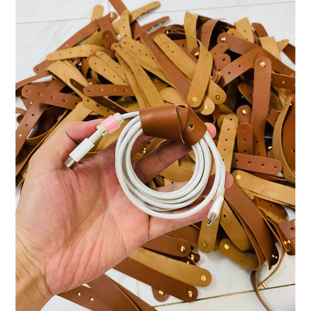 Dây Da Quấn Gọn Dây Điện, Dây Cáp Điện Thoại, Macbook, iPad, Laptop | BigBuy360 - bigbuy360.vn