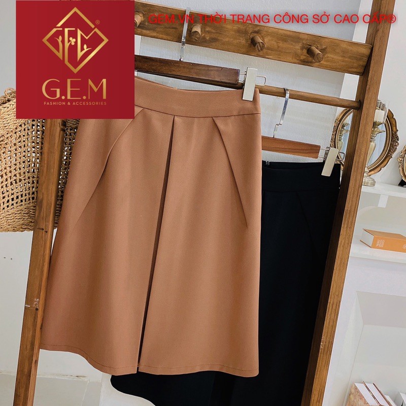 Chân váy nữ dáng A G252 đầm nữ đẹp dễ phối với các loại áo thời trang đi học hay công sở đều được - GEM Fashion