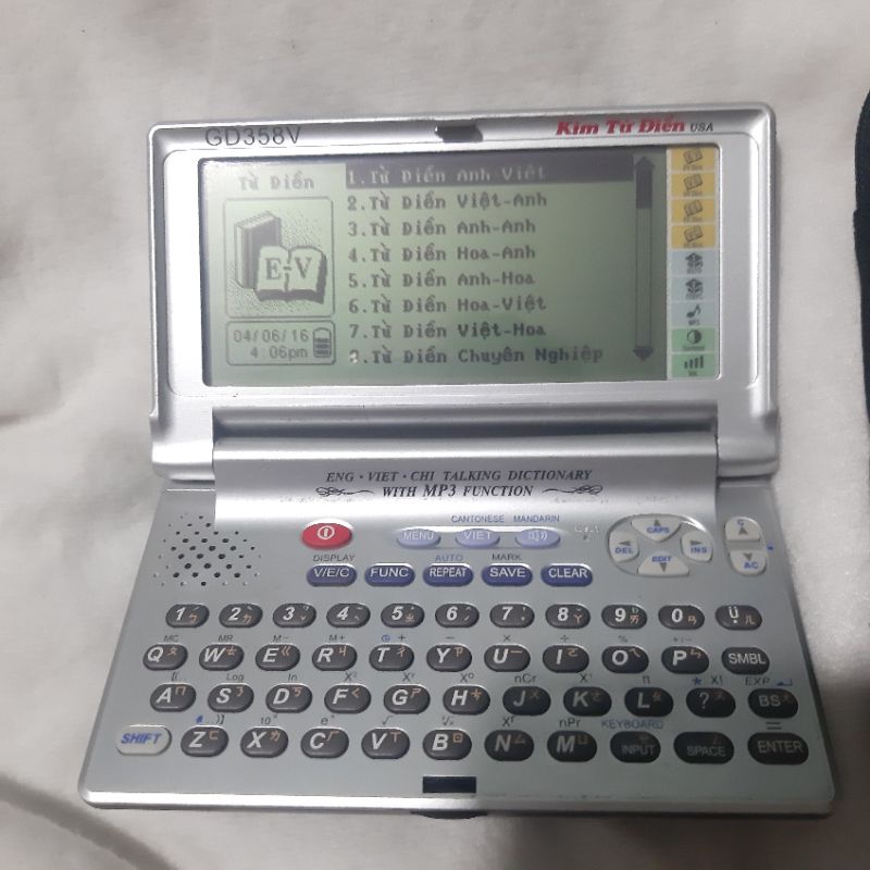 Kim từ điển USA GD358V Anh - Việt - Hoa màn hình cảm ứng