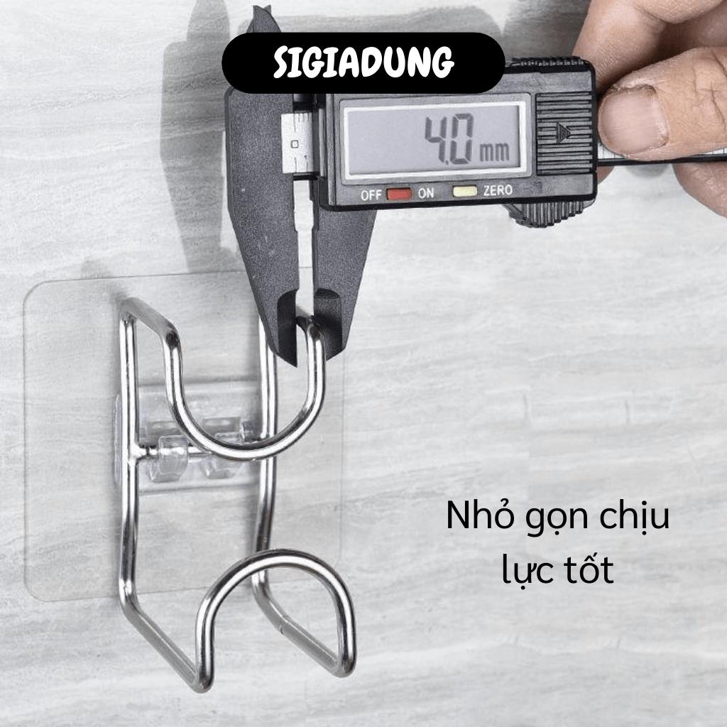 MÓC TREO XẢ TỒN Móc treo đa năng, treo thau chậu dán tường inox chịu lực tốt 9432