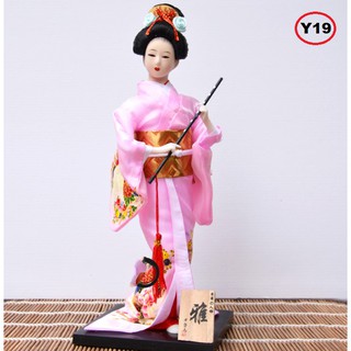 Búp bê Geisha cao 30cm mặc trang phục truyền thống Nhật Bản - mẫu Y19 (ảnh thực tế)