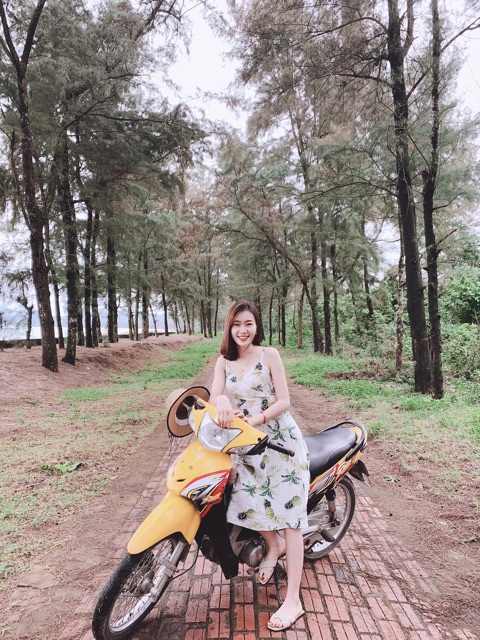 Váy dứa đi biển( ẢNH THẬT SHOP TỰ CHỤP) | BigBuy360 - bigbuy360.vn