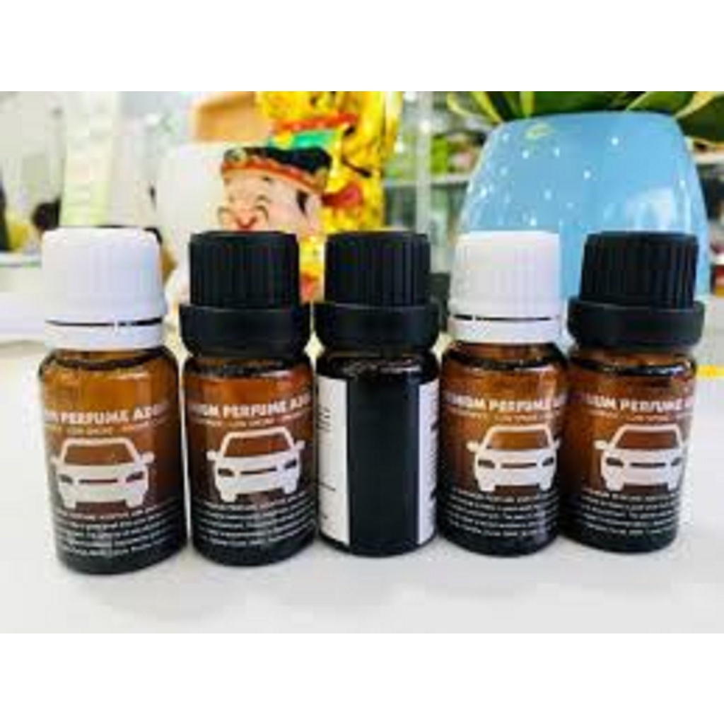 Bộ 3 chai Tinh dầu thơm pha xăng xe 2 thì, 4 thì mùi Singum 10ml ( nắp đen)