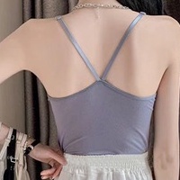 Áo Bra Nữ Dáng Lửng Cotton Mềm, Áo Bra Hai Dây Chéo Lưng Xinh Xắn Joly Lady - AL24