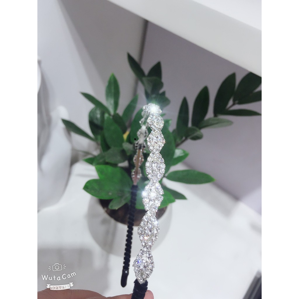 BỜM TÓC ĐÍNH ĐÁ HÌNH OVAN XINH XẮN