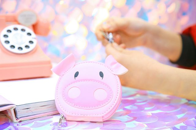 Bộ Bấm Móng Tay 7 Món HEO HỒNG Hàn Quốc