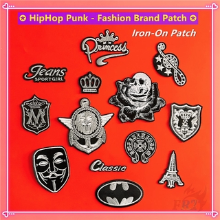 ♚ HipHop Punk - Fashion Brand Iron-On Patch ♚ 1Pc DIY Sew on Iron on Badges Patches
