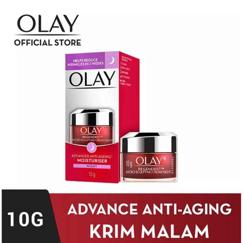 (Hàng Mới Về) Kem Phục Hồi Da Ban Ngày Mini Olay 10g + Kem Dưỡng Ban Đêm 10g