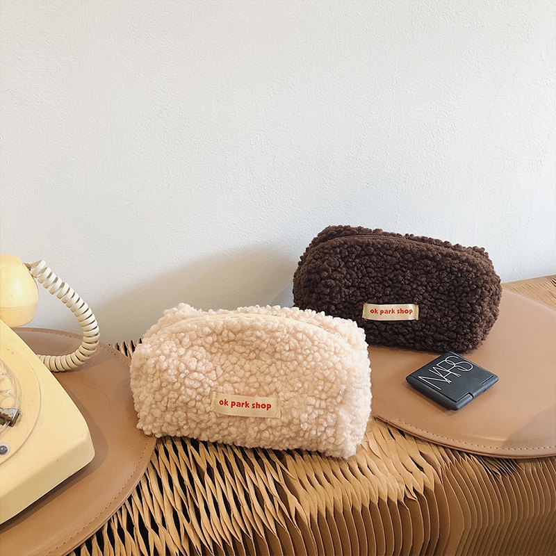 Hộp đựng bút chì kiểu Hàn Quốc Túi đựng bút chì Hộp đựng bút chì Hộp bút chì dễ thương Túi mỹ phẩm Túi đựng đồ sang trọng