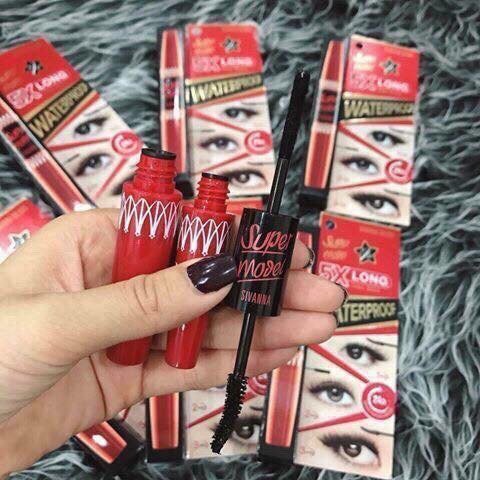 0089 MASCARA NỐI MI 2 ĐẦU SUPER MODEL 5X LONG DEEP BLACK