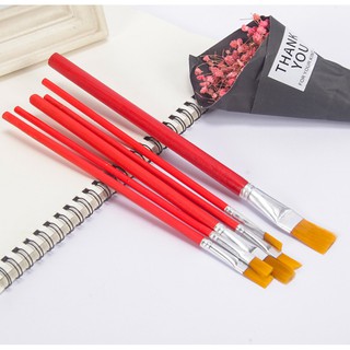 Cọ tô màu nước vẽ acrylic vẽ áo giày vải tường tô tượng