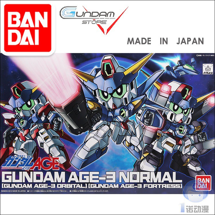 Gundam Bandai Sd Age 3 Normal Mô Hình Nhựa Đồ Chơi Lắp Ráp Anime Nhật