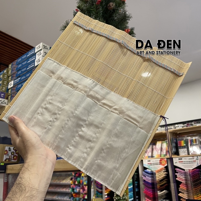 [DA ĐEN] Túi Cuộn Cọ Bằng Tre Nevskaya Palitra (DK14509)