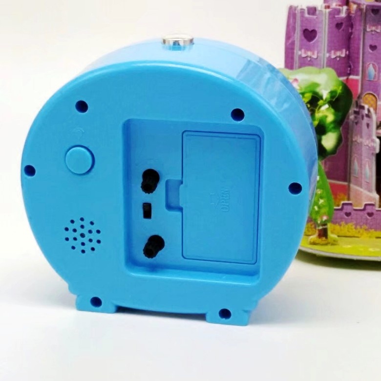 Đồng Hồ Báo Thức Hình Mèo Doraemon Dễ Thương Có Đèn Ngủ Và Nhạc Vui Nhộn Dành Cho Bé