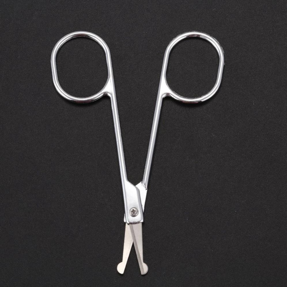 Kéo cắt lông mũi 9×4×0.2cm⚡𝗙𝗥𝗘𝗘 𝗦𝗛𝗜𝗣⚡Kéo có kích thước nhỏ gọn,sử dụng hoặc mang theo trong túi đồ trang điểm