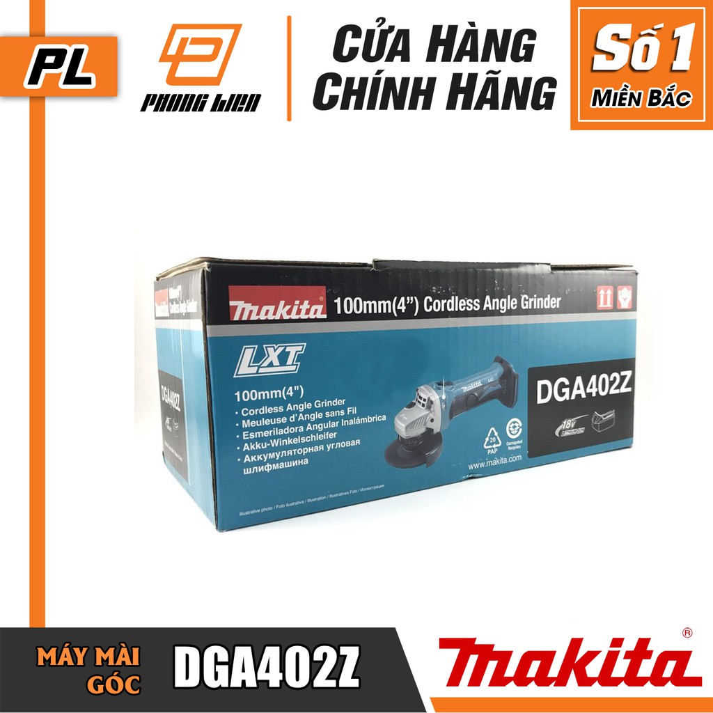 Máy Mài Góc Dùng Pin Makita DGA402Z