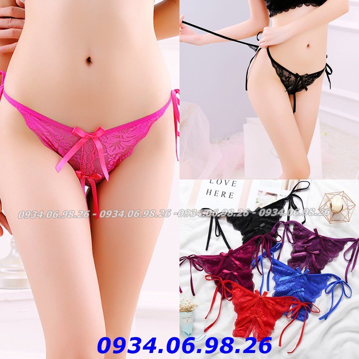 Quần lót nữ sexy cột dây - quần lót gợi cảm 2 dây thắt nơ