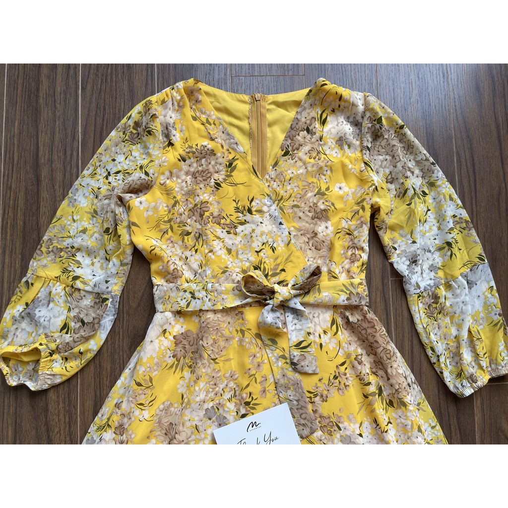 Đầm Hoa Dáng Dài, Đầm Voan Với Chất Liệu Voan Tơ Hàn Quốc Mát Mềm Không Nhăn- Thời Trang Thiết Kế Style By MM