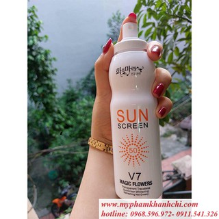 Xịt chống nắng sunscreen V7 spf 50+