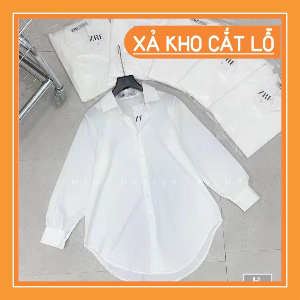 Áo sơ mi trắng nữ,áo sơ mi form rộng