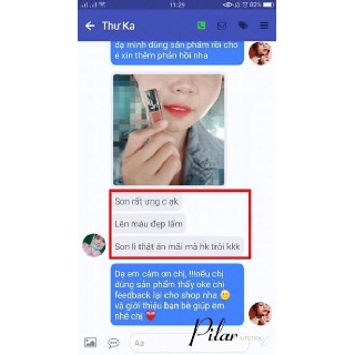 Son Kem Lì Pilar Màu Đỏ Ruby