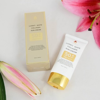 KEM CHỐNG NẮNG COLLAGEN LUIANTT HÀN QUỐC NHẬP KHẨU 100% CHÍNH HÃNG_tặng kèm 1 miếng mặt nạ nano LACO MASK DNA