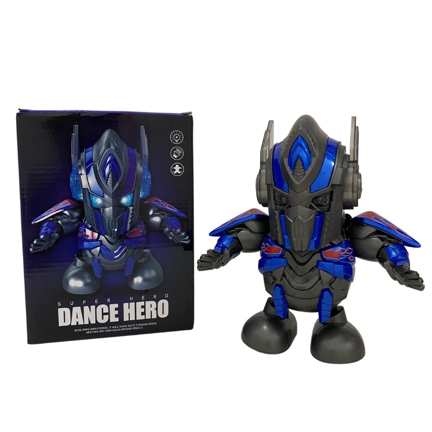 Robot Nhảy Múa Hình Optimus Có Nhạc Vui Nhộn, Phát Sáng Lấp Lánh Cao Cấp