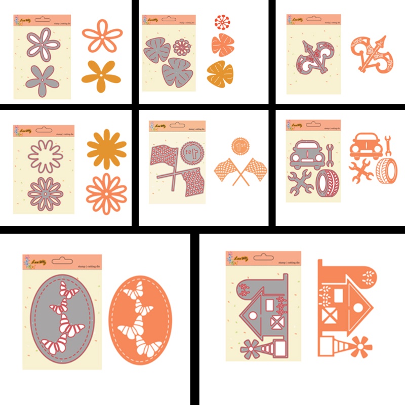 Khuôn Thép Cắt Hình Bánh Xe Chuyên Dụng Cho Tự Làm Thẻ Giấy