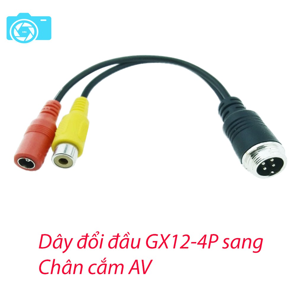 Đổi đầu GX12 sang RCA,  GX12 to AV; 1 dây