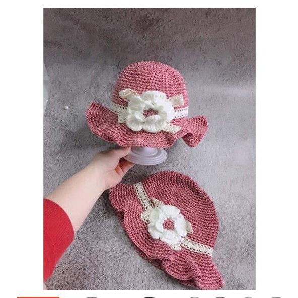 Nón sợi hè cho bé