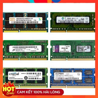 Ram Laptop 4GB 2GB DDR3 DDR3L bus 1600 1333 PC3 nhiều hãng micron hynix samsung . . .