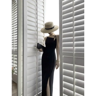Carol Dress - Đầm 2 dây cutout ngực xếp ly eo sang chảnh