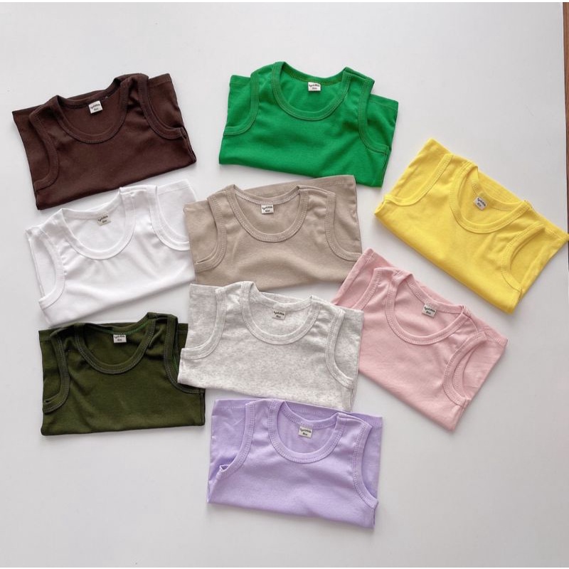 SÉT 3 ÁO BA LỖ COTTON XUẤT DƯ SIÊU MỀM MÁT CHO BÉ