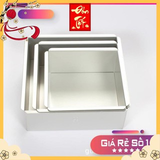 Khuôn nhôm vuông đế rời Bakese Bake Group