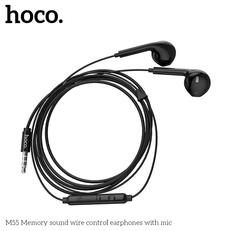 HOCO M55 Tai nghe nhét tai kết nối dây có mic