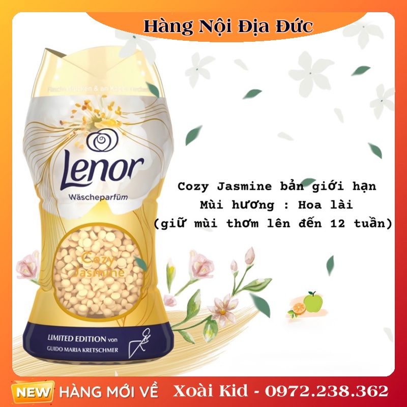 VIÊN XẢ VẢI KHÔ LENOR HƯƠNG NƯỚC HOA 210G Đức -Date mới nhất