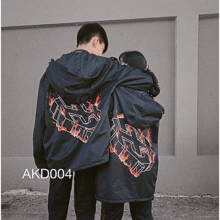 &lt;FREE SHIP&gt; Áo khoác vải dù 2 lớp chất xịn, dày dặn, y ảnh