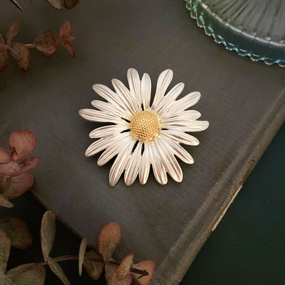 Trâm Cài Áo Hình Hoa Phong Cách Vintage Thời Trang