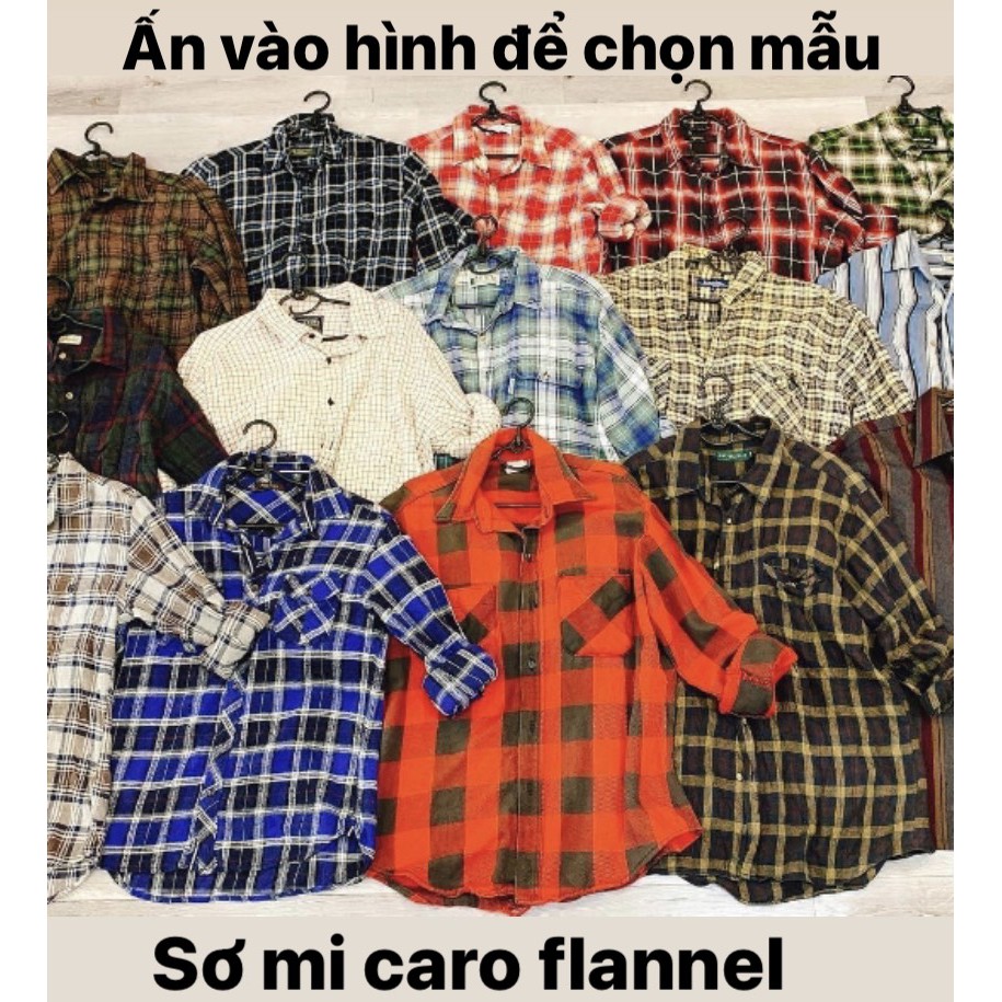 Chọn Mẫu Flanel Mỹ 2hand, Áo sơ mi caro secondhand loại 1 - Mẫu 3 - thunmysaigon