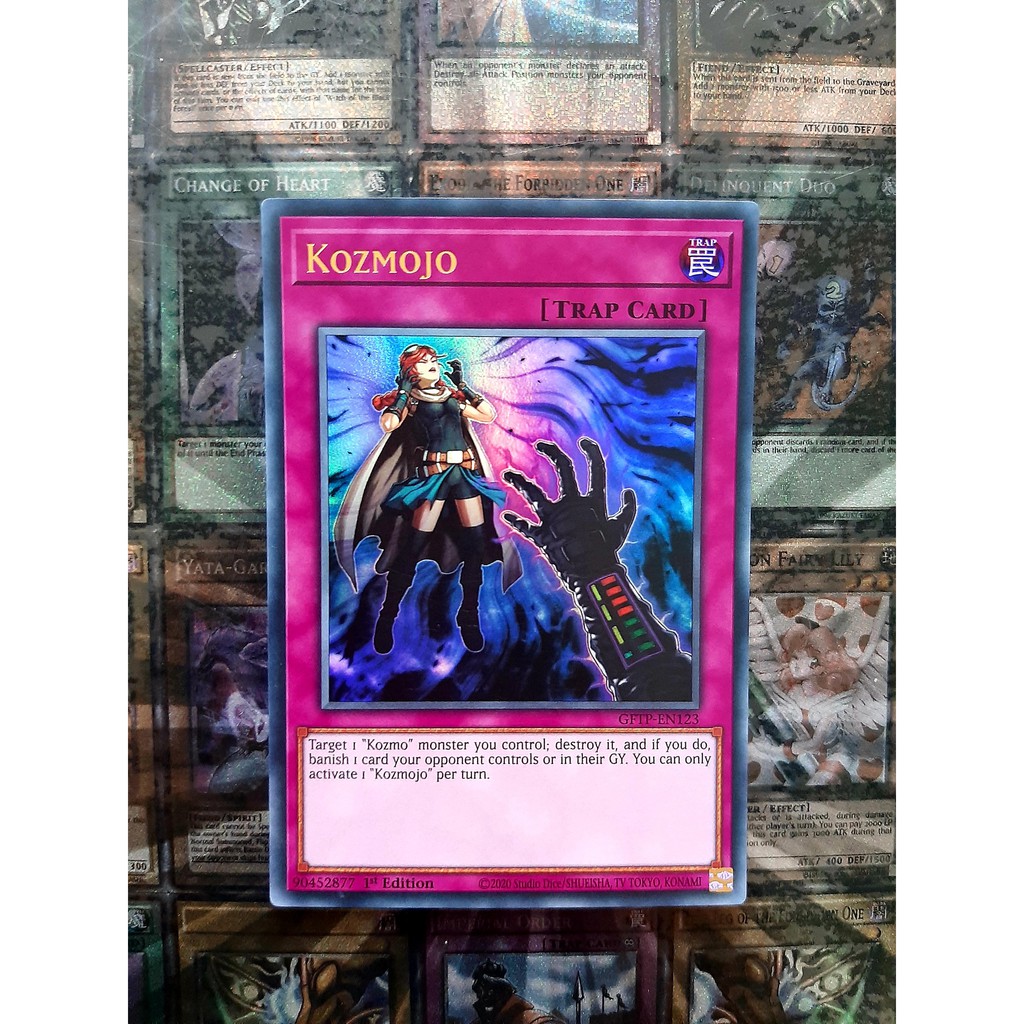 [ ĐẬU PHỘNG ] THẺ BÀI YUGIOH TRAP Kozmojo - GFTP-EN123 - Ultra Rare 1st Edition