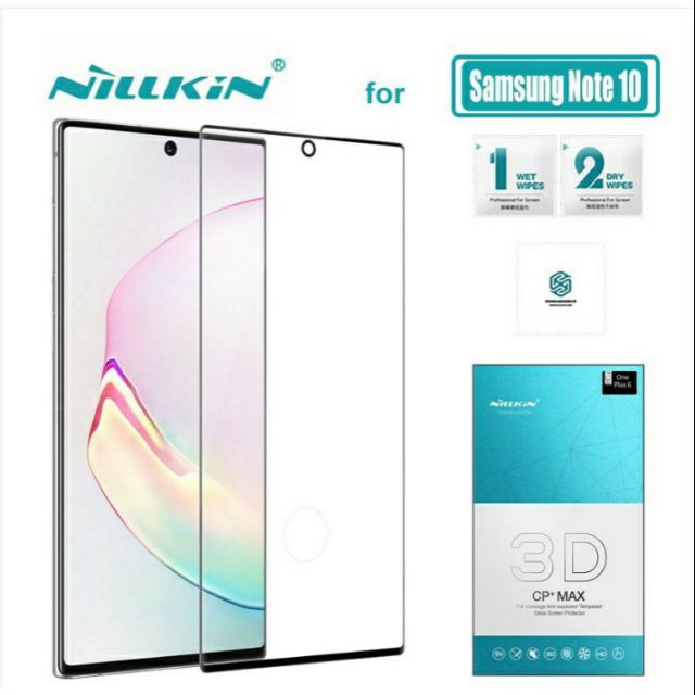 KÍNH CƯỜNG LỰC SAMSUNG GALAXY NOTE 10 - NOTE 10 5G-NOTE 10 PRO-NOTE 10 PLUS NILLKIN 3D CP+MAX CHÍNH HÃNG