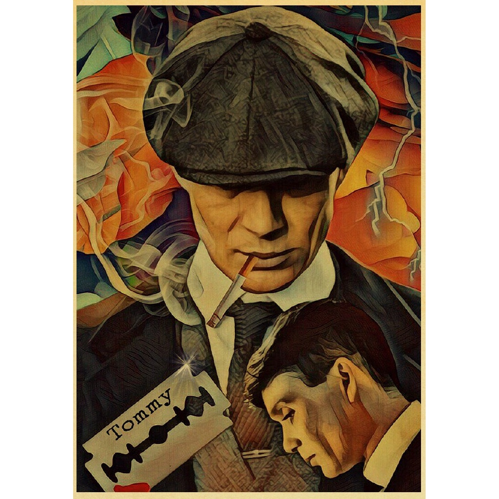 Poster dán tường trang trí hình nhân vật phim Peaky Blinders chất lượng cao MS: 219