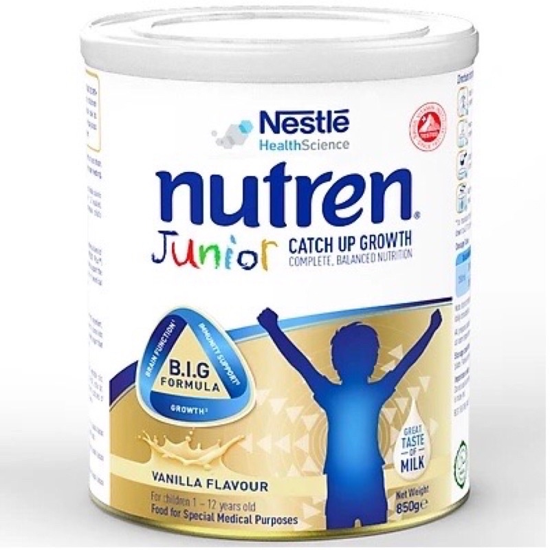 Sữa bột Nutren JUNIOR hương vani 850gr (Date mới nhất)