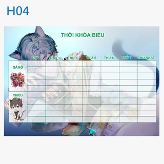 Thời khóa biểu ANIME Identity V