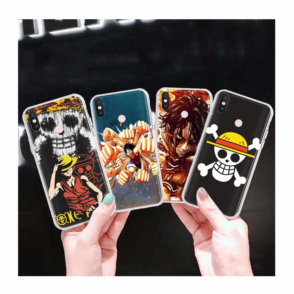 Ốp Lưng Trong Suốt In Hình One Piece Cho Asus Zenfone Shot 4 Selfie Max Pro M1 M2 Plus