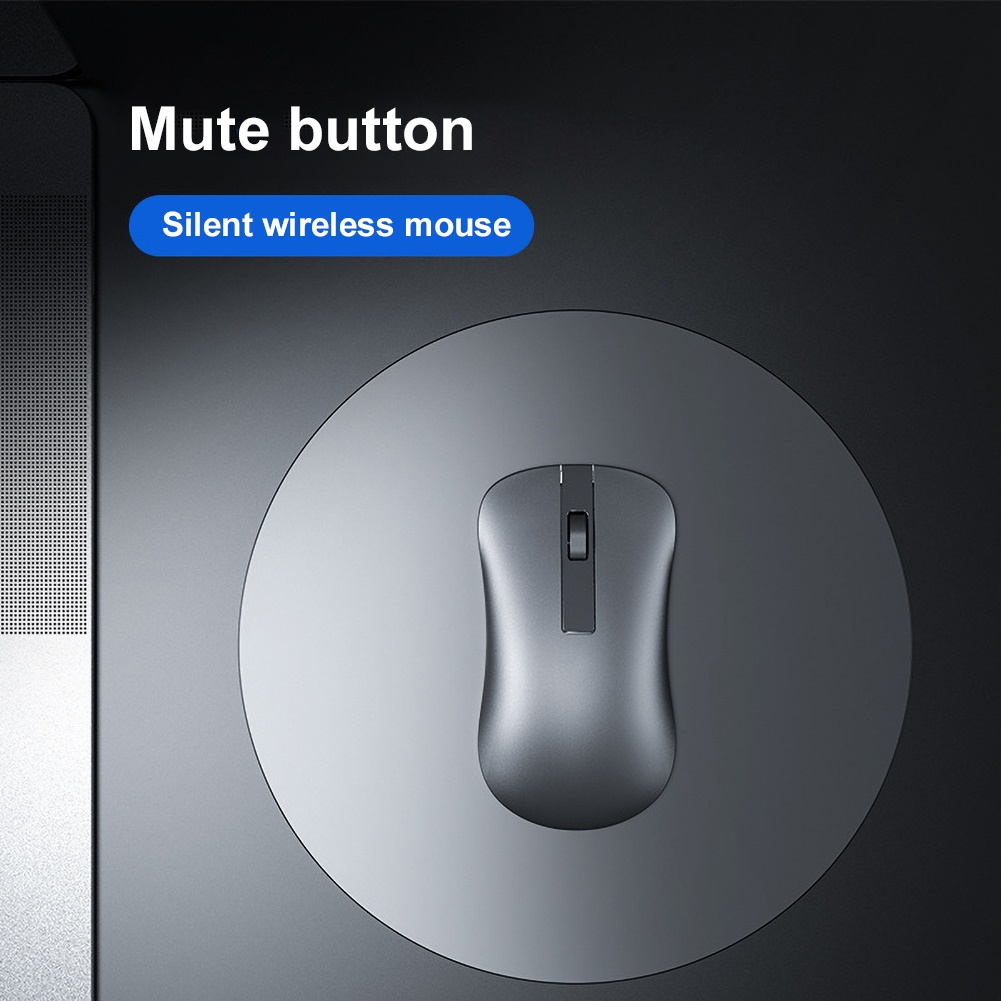 Chuột Chơi Game Không Dây Bluetooth Hợp Kim Nhôm Xm10 Có Thể Sạc Lại Cho Laptop