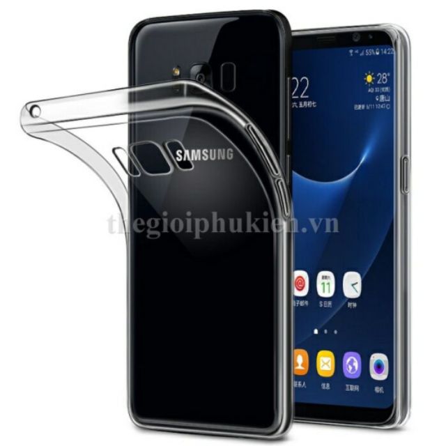 Ốp lưng dẻo Galaxy S8 Plus trong suốt